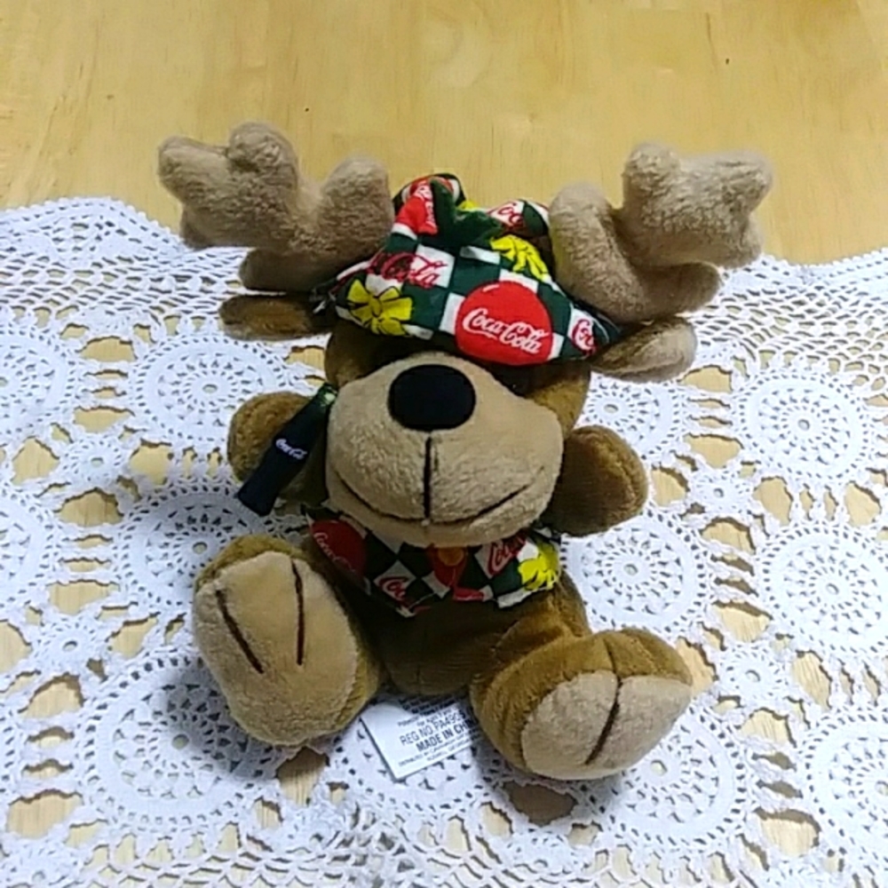 Coca Cola Reindeer, Collectible, Vintage 1998 Edition